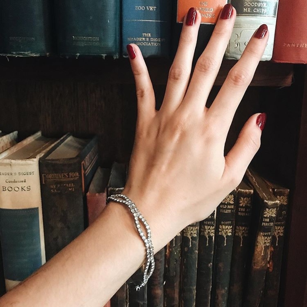 Vintage crystal bracelet